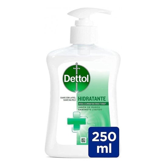 Dettol jabón de Manos Higienizante Hidratante con Aloe Vera 250 ml