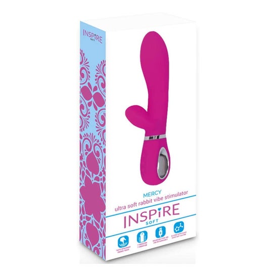 Inspire Soft Mercy Vibrator Pink 1pc