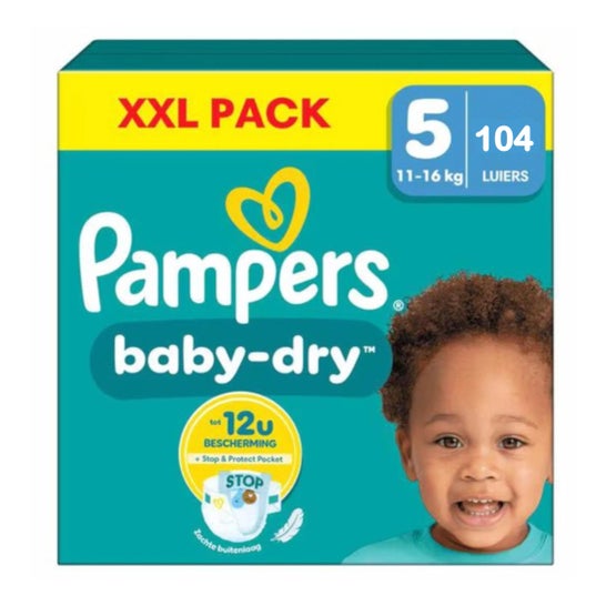Pampers Baby Dry Diapers Size 5 11-16 kg 104 pcs