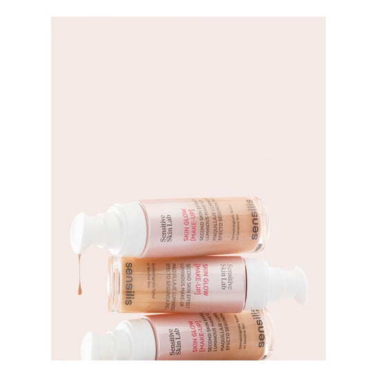 Sensilis Skin Glow [Make-up] Maquillaje Luminoso Efecto Segunda Piel 05 Pêche Doré 30 ml