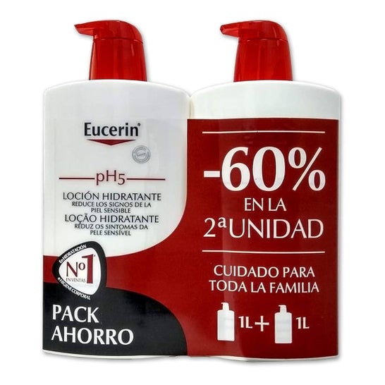 Eucerin® Duplo pH5 hudbeskyttelseslotion 2x1L