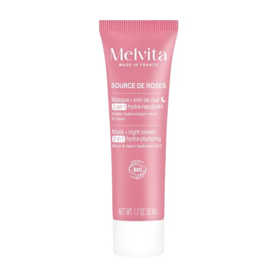 Melvita Source De Roses Nachtmasker Hydraterend 50 ml