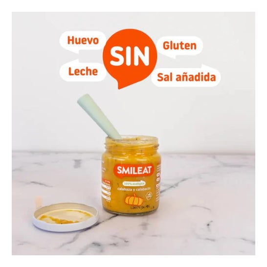 Smileat Potito Bio Smaak pompoen en courgette 230g Smileat Potito Bio Smaak pompoen en courgette 230g