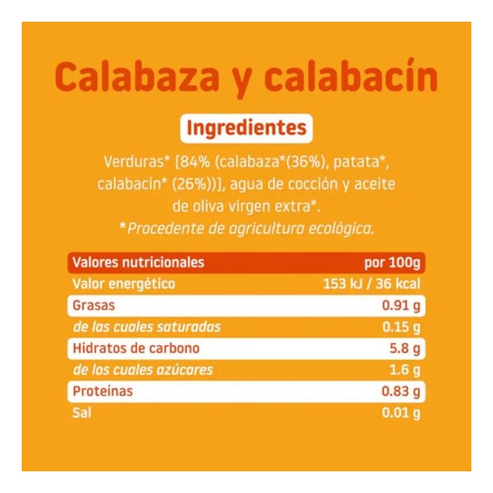 Smileat Potito Bio Smaak pompoen en courgette 230g Smileat Potito Bio Smaak pompoen en courgette 230g