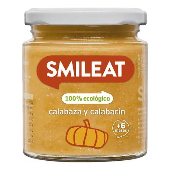 Smileat Potito Bio Flavor græskar og courgette 230g