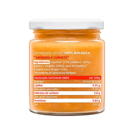 Smileat Potito Bio Flavor græskar og courgette 230g