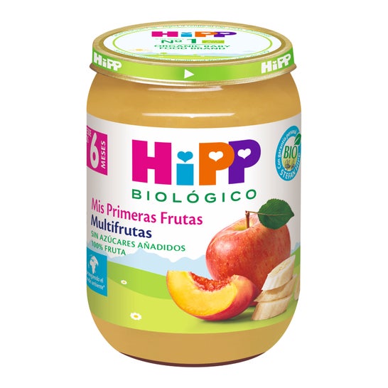 Hipp Tarrito Multifrutas 6M sin Azúcar 190g