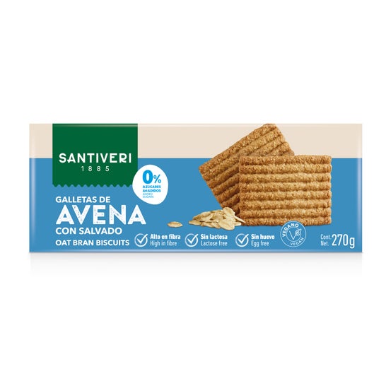 Santiveri Galletas Salvado de Avena 270g