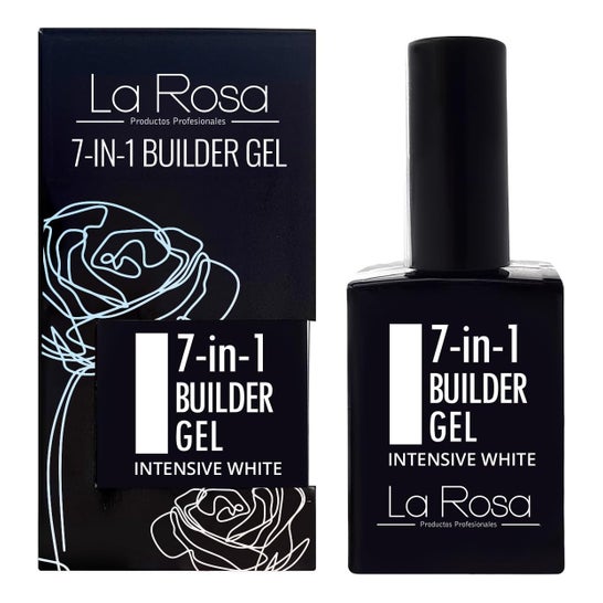 La Rosa Builder Gel 7 In 1 Intensive White UV LED 15 ml