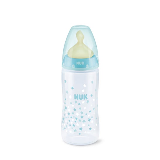 Nuk capezzolo di lattice bocca larga dimensione bottiglia 2 300ml