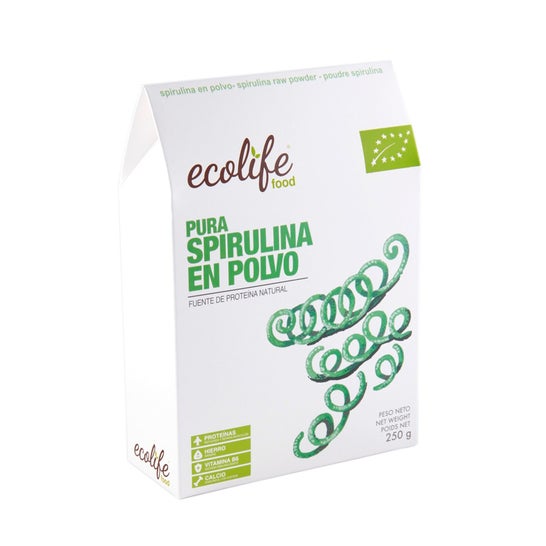 Ecolife Food Espirulina Polvo Bio Pura 250g