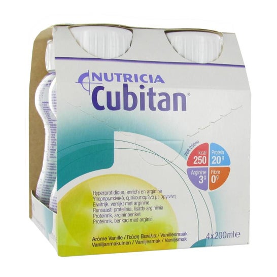 Nutricia Kubanische Vanille 200Ml Menge von 4 Stück