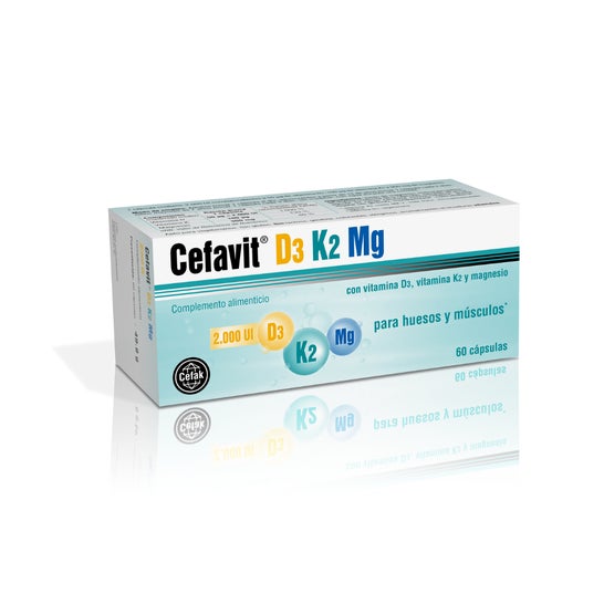 Cefak Cefavit D3 K2 Magnesio 60 cápsulas