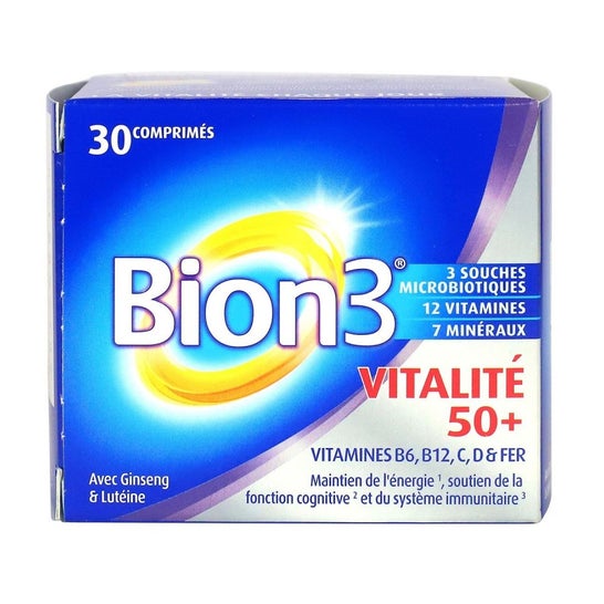 Bion 3 Vitalidad 50+ 30comp
