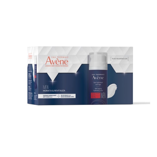 Avène Pack Men Cuidado Hidratante Anti-Edad 30ml + Gel 100ml