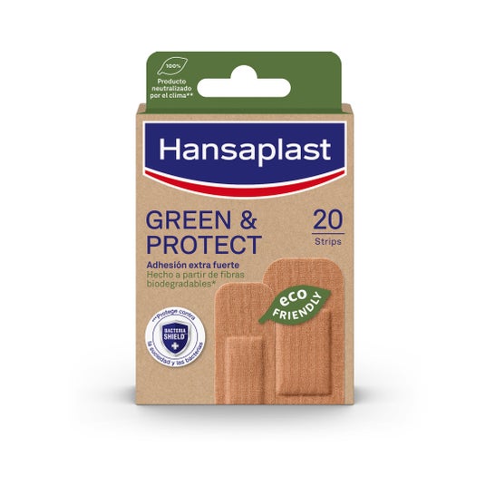 Hansaplast Green & Protect Apósito Adhesivo Surtido 1ud