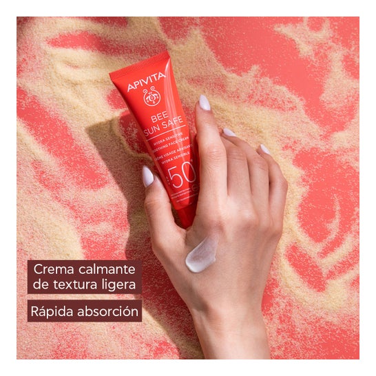 Apivita Bee Sun Safe Hydra Sensitive Facial Calmante SPF50+ 50ml