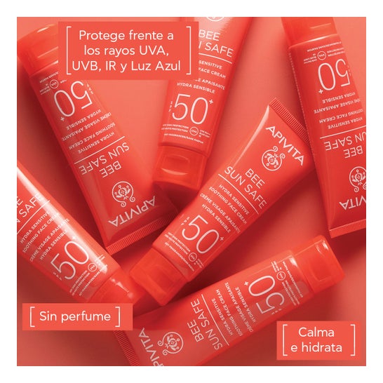Apivita Bee Sun Safe Hydra Sensitive Facial Calmante SPF50+ 50ml