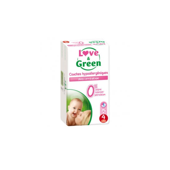 Love & Green - Hypoallergenic Diapers T4 x46