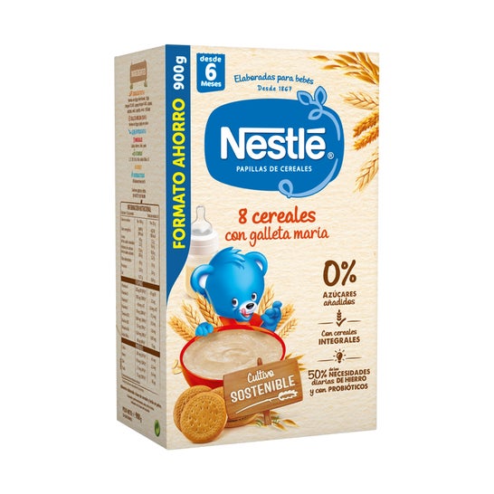 Nestlé papilla 8 cereales galleta maría 800g