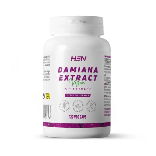 HSN Extracto de Damiana 5:1 500mg 120vcaps