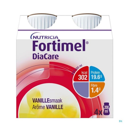 Fortimel Diacare Vaniglia 4x200ml
