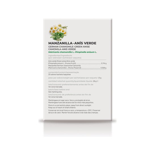 Soria Natural Manzanilla Anís Infusión 20 filtros