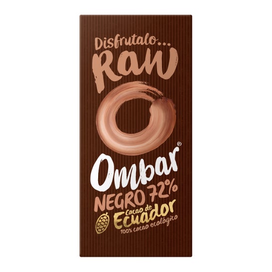 OMBAR Chocolate Negro 72% Bio 70g