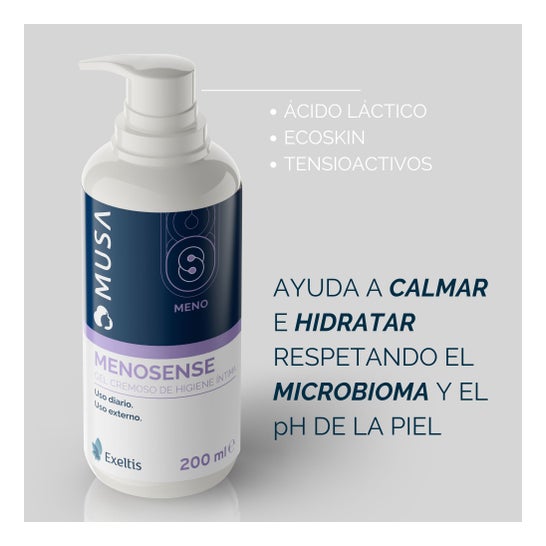 Musa Menosense Gel Higiene Íntima Hidratante Menopausia 200ml