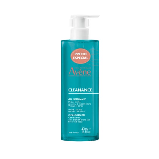 Avène Cleanance Gel Limpiador Acné Piel Grasa 400 ml