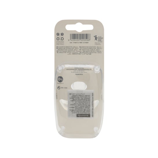 Suavinex™ chupete anatómico tetina silicona 0-6 meses 1ud