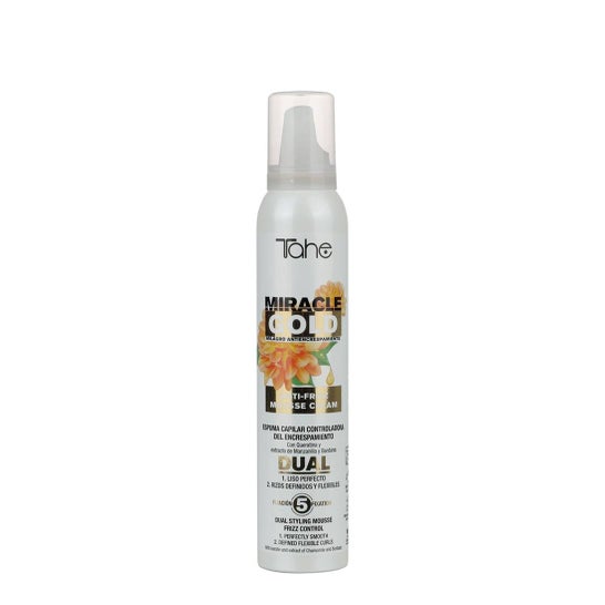 Tahe Miracle Gold Espuma Dual Antifrizz 200ml