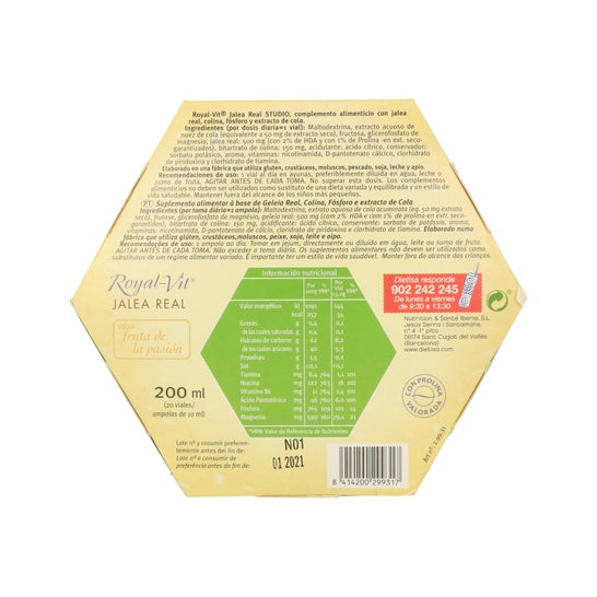 Dietisa jalea real royalvit studio 20 viales