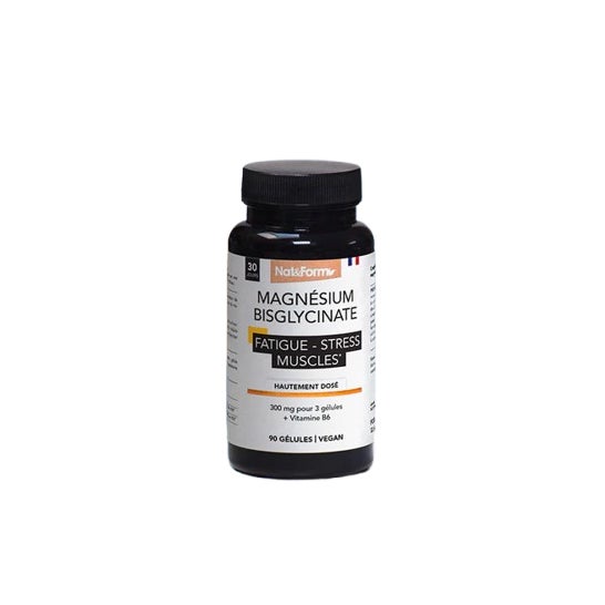 Nat&Form Bisglicinato de Magnesio 1500mg 90 Perlas Nat&Form Bisglicinato de Magnesio 1500mg 90 Perlas
