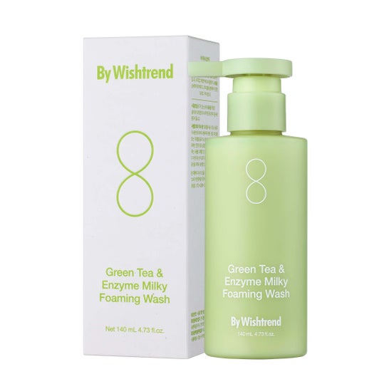 By Wishtrend Green Tea & Enzyme Milky Foaming Wash 140ml