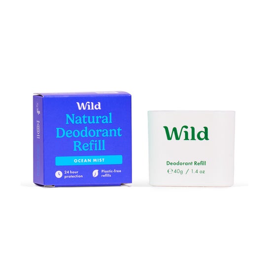 Wild Desodorante Natural Recarga Ocean Mist 40 g