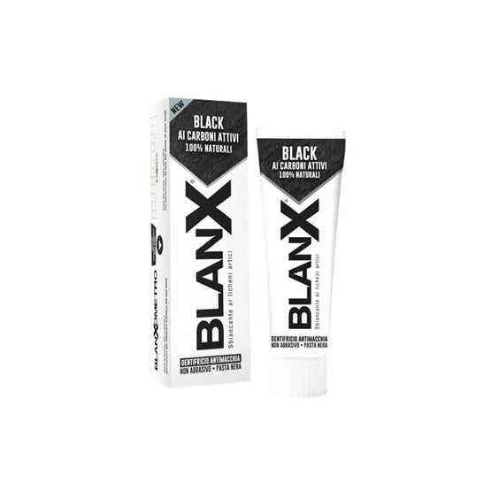 BlanX Black Charcoal Dentifricio Contro Placca e Macchie 75ml
