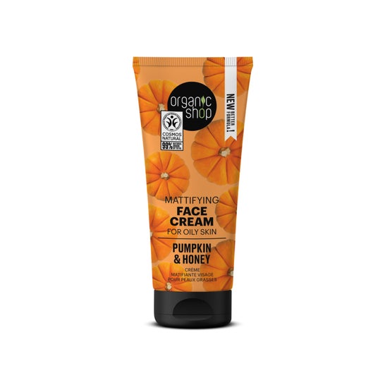 Organic Shop Mattifying Face Cream Pumpkin & Honey Oily Skin 50ml