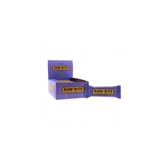 Rawbite Pack Barritas Ecológicas de Vainilla Y Frutos Rojos 12X50g