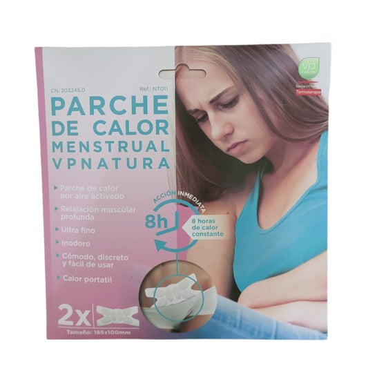 VP Natura Heat Patch Mestrual Usa 2 cerotti