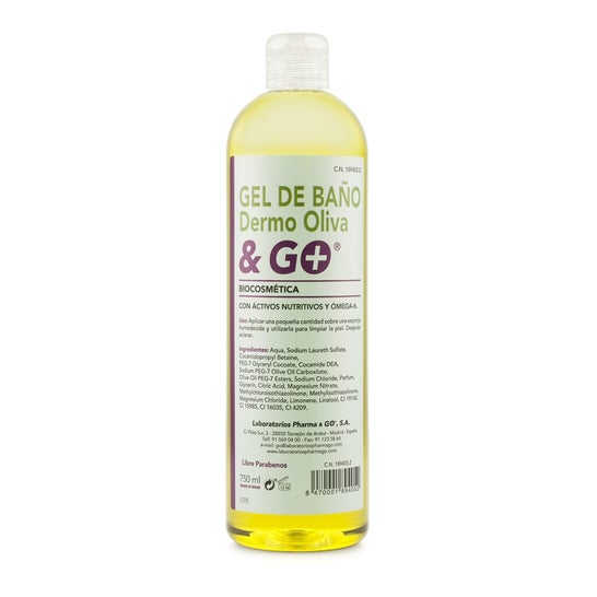 Pharma & Go Gel de baño con Aceite de Oliva 750ml