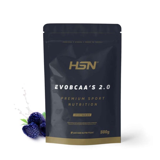 HSN EvoBCAA's 2.0 BCAA's 12:1:1 + Glutamina Frambuesa Azul 500g