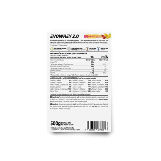 HSN Evowhey Protein Fresa y Plátano 500 g