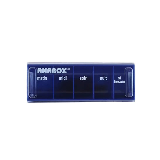 Anabox Pastillero de Dia Azul Oscuro 1ud