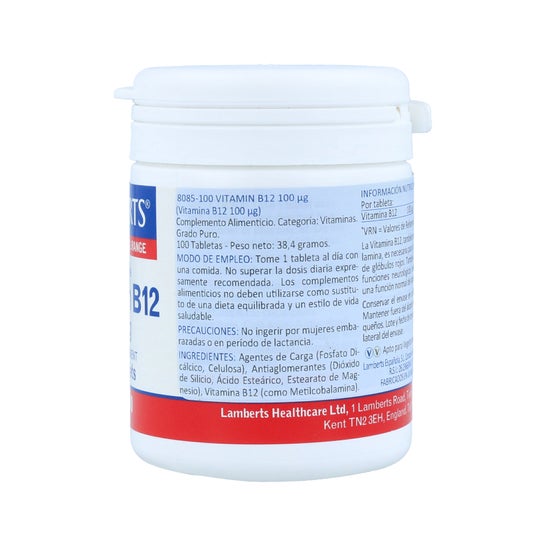 Lamberts vitamina B12 100mg 100comp