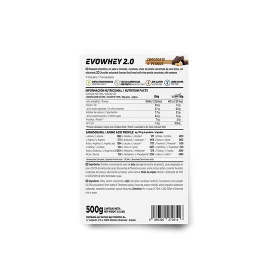 HSN Evowhey Protein Chocolate y Cacahuete 500 g