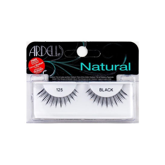 Ardell Natural Eyelashes N125 Schwarzes Set