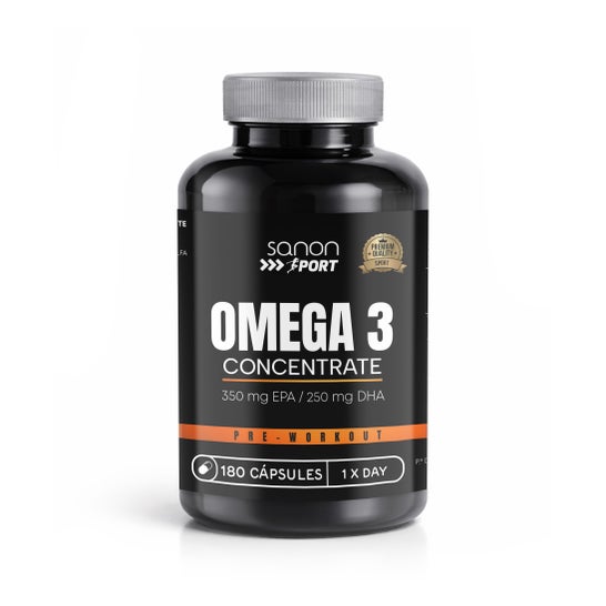 Sanon Sport Omega 3 Koncentrat 180 kapsler