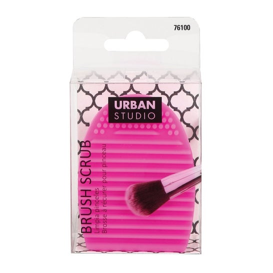 Cala Urban Studio Limpiador Pincel Maquillaje Hot Pink 1ud