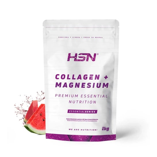 HSN Colágeno Hidrolizado + Magnesio 2.0 en Polvo Sandía 1kg